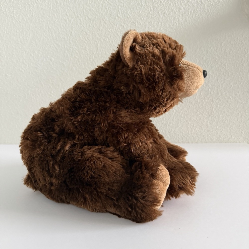 Wild Republic Brown Grizzly Bear Sitting Plush Stuffed Animal Toy 12" - Picture 6 of 10